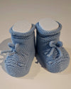 PECESA SCARPINA FILO COTONE 100% CELESTE