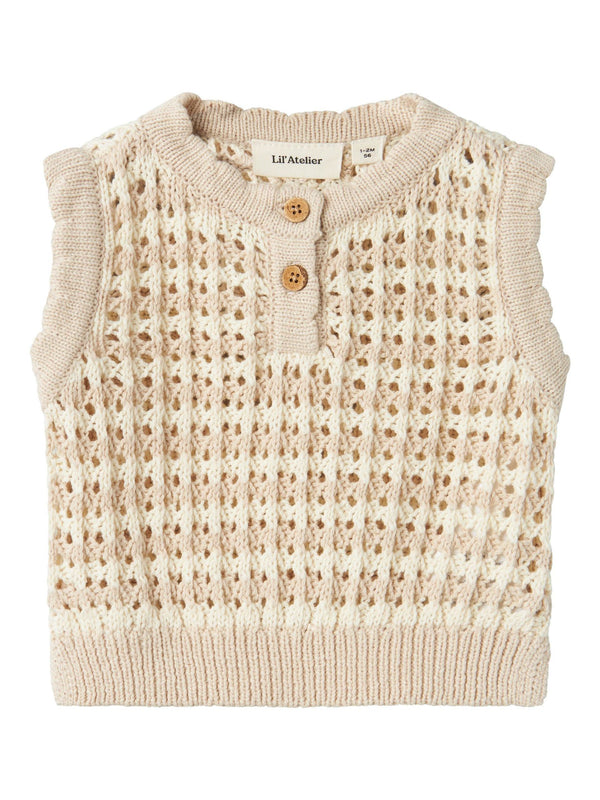 LIL ATELIER GILET TRAFORATO