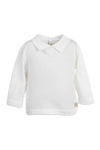 BAMBOOM MAGLIA CON COLLETTO WARM WHITE
