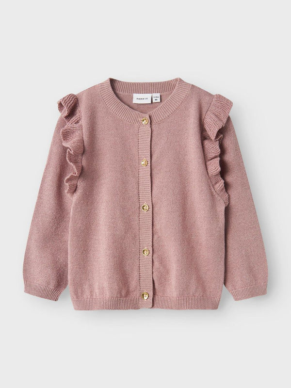 NAME IT CARDIGAN DEAUVILLE MAUVE/TONE IN TO