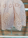 LIL ATELIER ABITO PIZZO SAN GALLO PEACH BLUSH