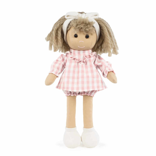 PASITO A PASITO Cris Doll Pink Vichy Checks