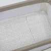 PASITO A PASITO PIUMINO PER CULLA + LENZUOLO CON ANGOLI + CUSCINO 90X50 CM LITTLE BLOOM FIORI GRIGIO TOG 2,5