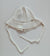 PAZ RODRIGUEZ CAPPELLO COTONE E CASHMERE "PONY" PANNA