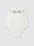 LARANJINHA BODY CON COLLETTO RICAMATO BORDEAUX I6684M35