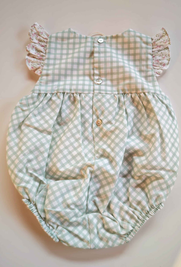 BABYGI PAGLIACCETTO VICHY VERDE PI47G