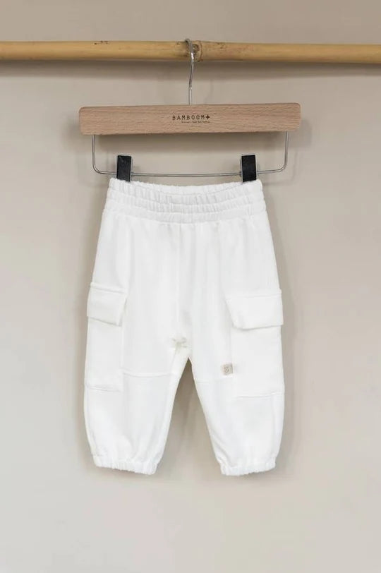 BAMBOOM PANTALONI WORKER OFF WHITE
