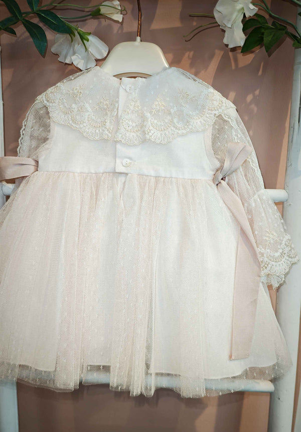 AMAYA ABITO TULLE E PIZZO ROSA 190007