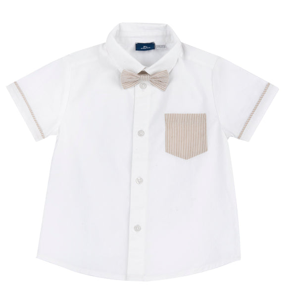 CHICCO CAMICIA MANICHE CORTE CON PAPILLON