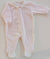 BABYGI TUTINA CINIGLIA ROSA/PINK E COLLO RICAMATO ROSA