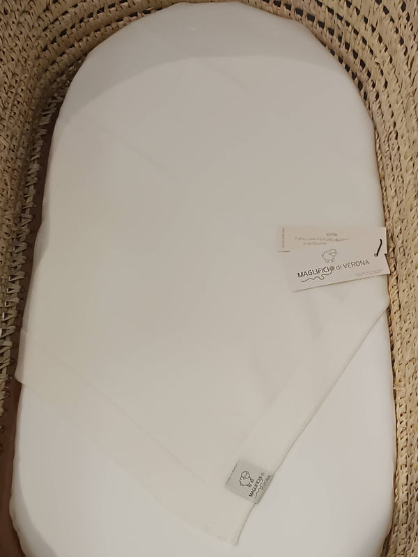 MAGLIFICIO DI VERONA COPERTA LANA BASIC PANNA