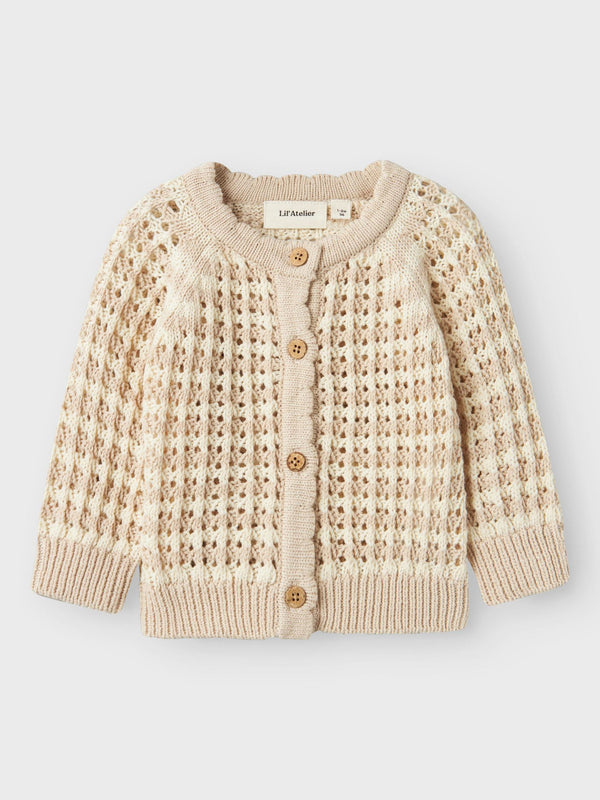 LIL ATELIER CARDIGAN TRAFORATO