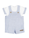 CALAMARO 11315 SALOPETTE A RIGHE +MAGLIA BIANCA