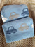 Jo Milano coperta lana pile macchinine azzurra