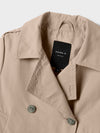 NAME IT TRENCH CORTO SAVANNAH TAN