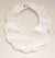 BABYGI BAVAGLINO PIQUET BIANCO NUVOLETTA RICAMO ROSA DY23