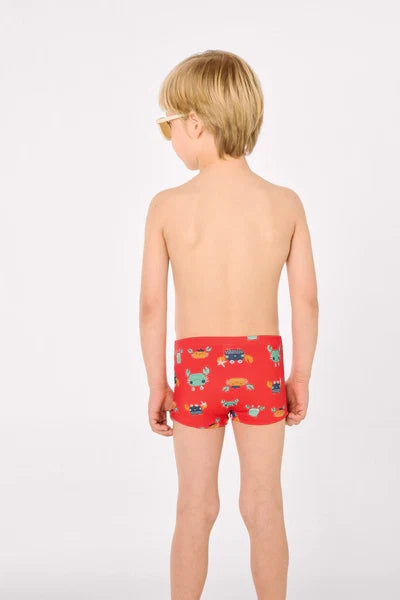 YSABEL MORA COSTUME da bagno boxer da bambino con stampa granchio 93087