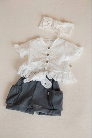 BAMBOOM TOP BLUSA OFFWHITE