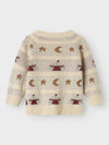 LIL ATELIER CARDIGAN TURTLEDOVE