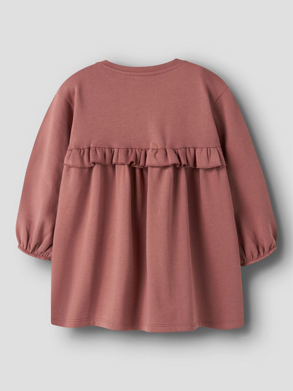 LIL ATELIER ABITO FELPA WITHERED ROSE