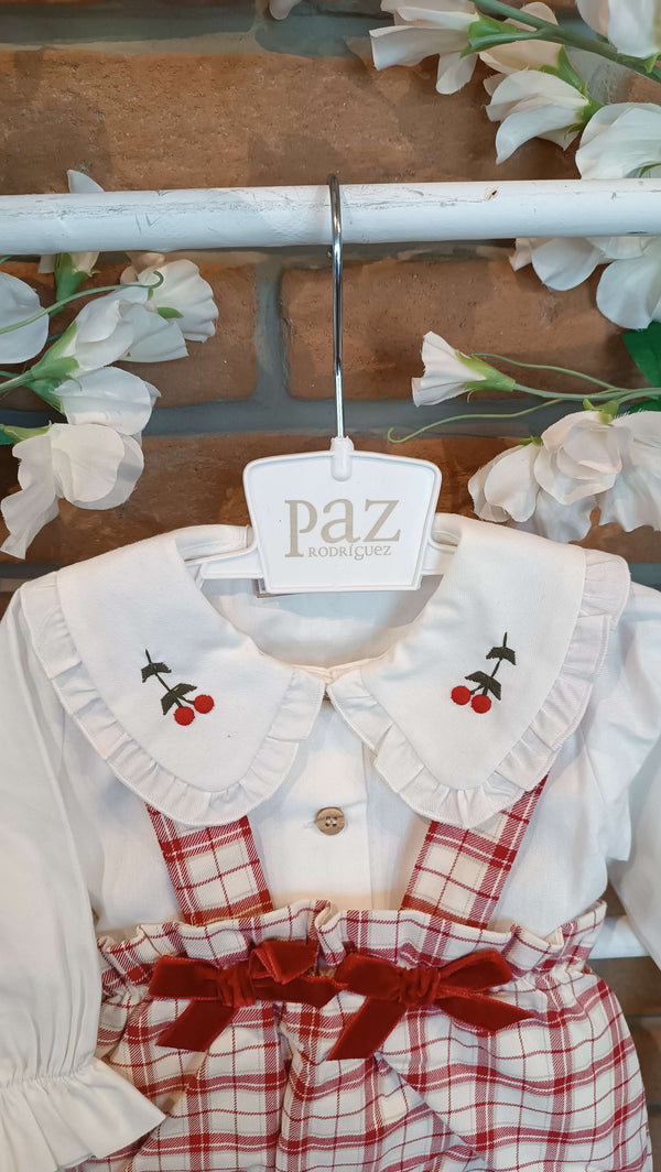 PAZ RODRIGUEZ COMPLETO SALOPETTE CON CAMICIA