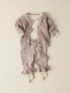LIL ATELIER CARDIGAN ROSE RICAMATO