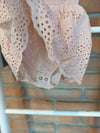 LIL ATELIER ABITO PIZZO SAN GALLO PEACH BLUSH
