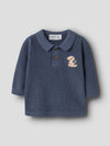 NAME IT MAGLIA POLO DINOSAURO VINTAGE INDIGO