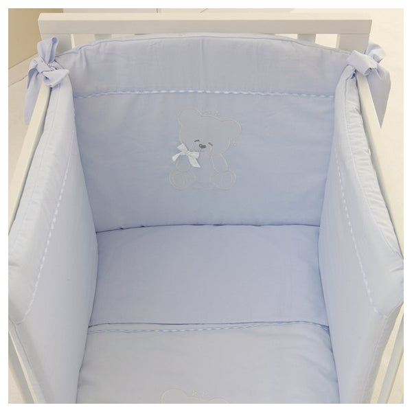 NANAN PIUMONE SET 4PZ COCCOLO AZZURRO