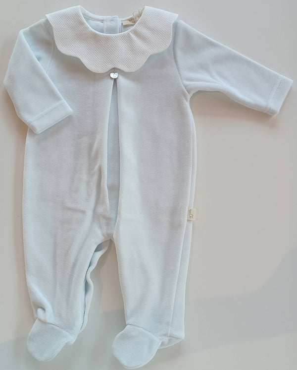 BABYGI TUTINA CINIGLIAAZZURRA E COLLO NUVOLA BIANCO