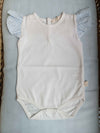 BABYGI COMPLETO VICHY AZZURRO BODY+CULOTTE VOLANT