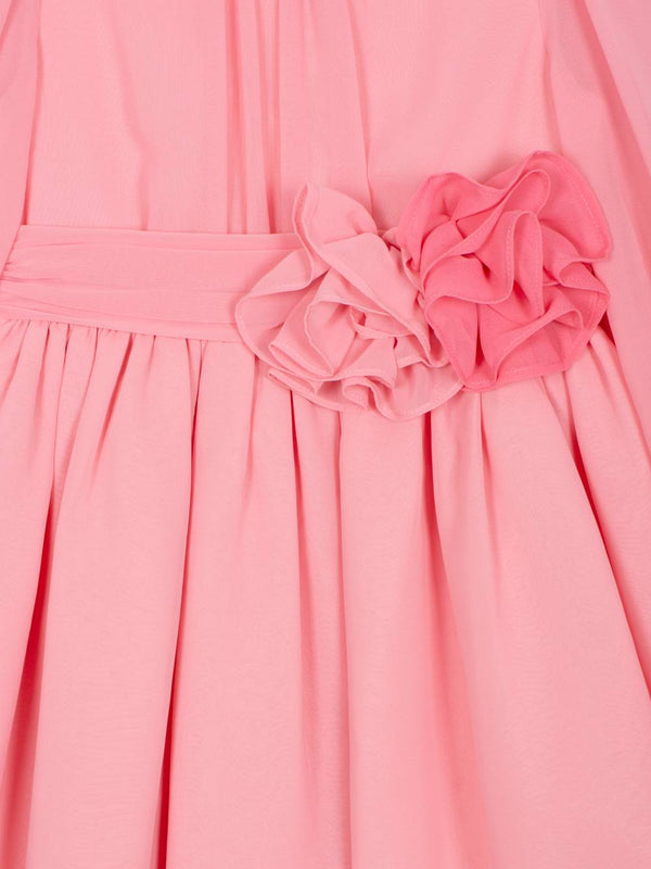 PATACHOU ABITO IN CHIFFON ROSA PALLIDO PAP/VET4133541