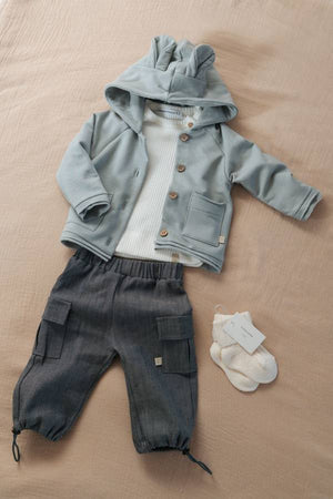 BAMBOOM CARDIGAN CON ORECCHIE ARMY