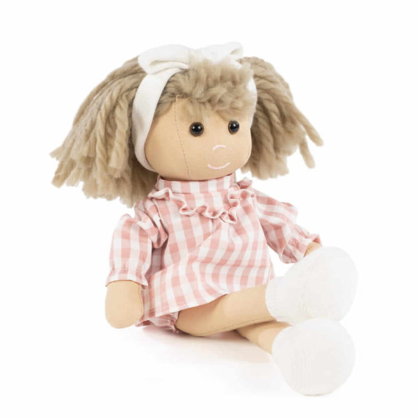PASITO A PASITO Cris Doll Pink Vichy Checks