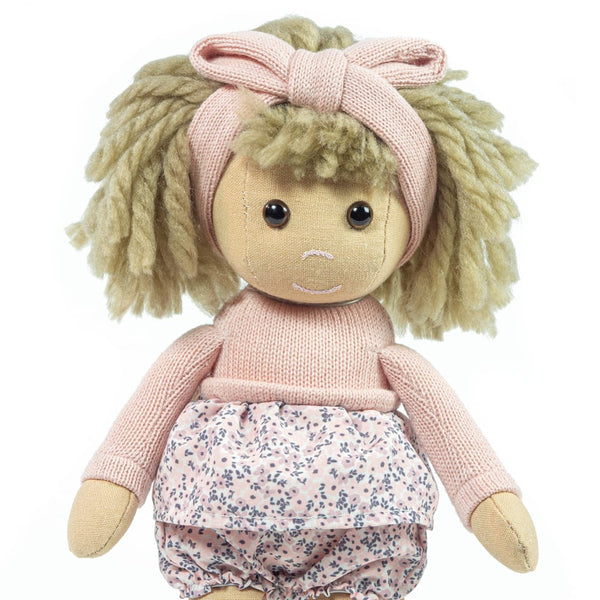 PASITO A PASITO Cris Doll Dress Lili Pink Flowers
