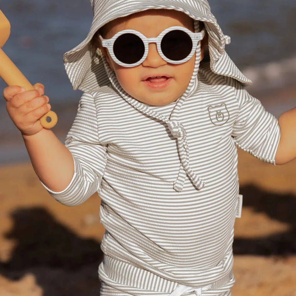 BAMBOOM CAPPELLO MARE UV50+ BLUE STRIPES BEAR 436