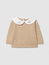 LARANJINHA MAGLIA MISTO LANA E CASHMERE BEIGE I6697140