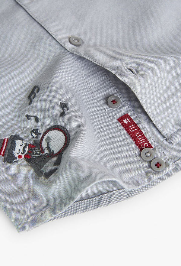 BOBOLI CAMICIA GRIGIO CHIARO