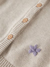 NAME IT CARDIGAN RICAMATO PEYOTE MELANGE