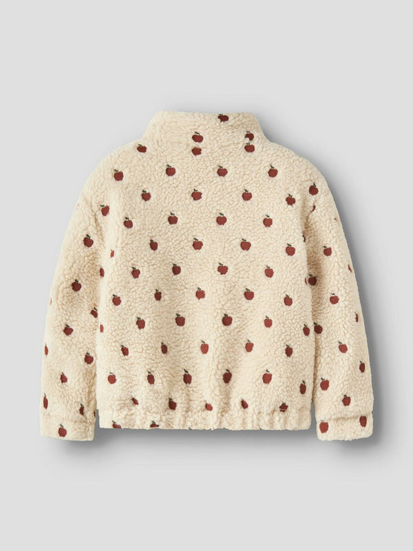 LIL ATELIER GIACCA TEDDY MELE TURTLEDOVE