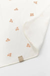 BAMBOOM Coperta clinica neonato 75x100 - PRINT LUCKY LEAVES 1155