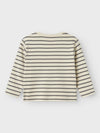 LIL ATELIER MAGLIA A RIGHE TURTLEDOVE
