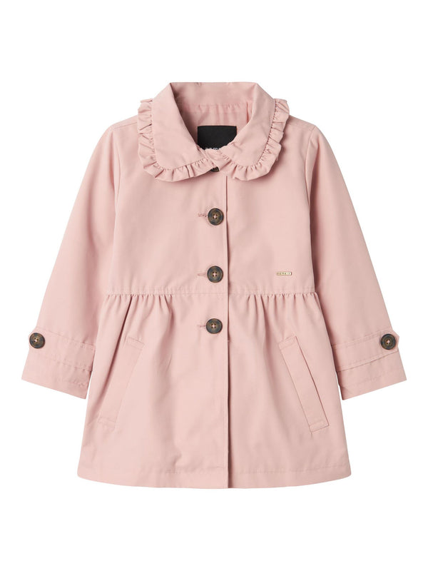 NAME IT TRENCH PALE MAUVE