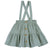 CHICCO GONNA CON BRETELLE MISTO LINO COLOR VERDE MILITARE