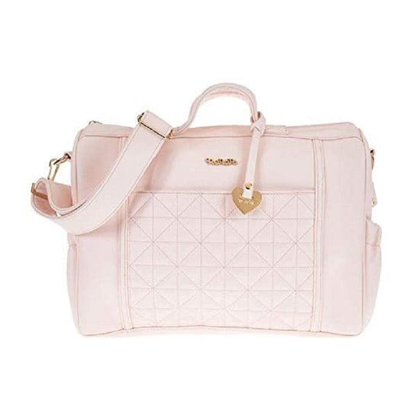 NANAN BORSA PASSEGGIO TRAPUNTATA ROSA