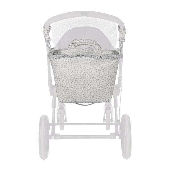 PASITO A PASITO BORSA FASCIATOIO LITTLE BLOOM FLOWERS GREY