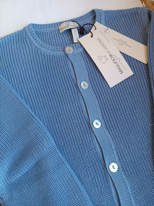 MAGLIFICIO DI VERONA GIACCHINA IN EUCALIPTO DENIM