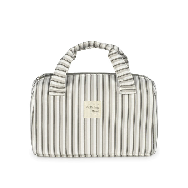 WALKING MUM MINI BAG BOTTON STRISCE