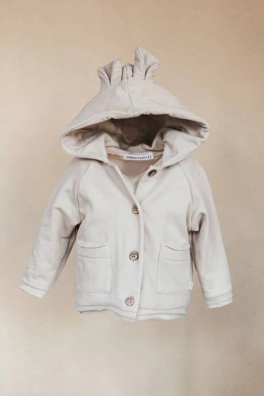 BAMBOOM CARDIGAN CON ORECCHIE SAND