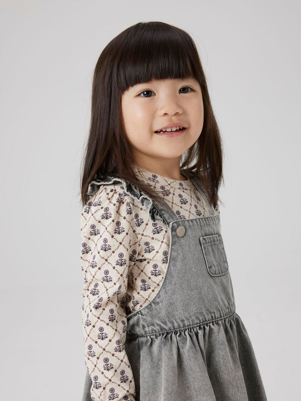 NAME IT SALOPETTE JEANS LIGHT GREY DENIM